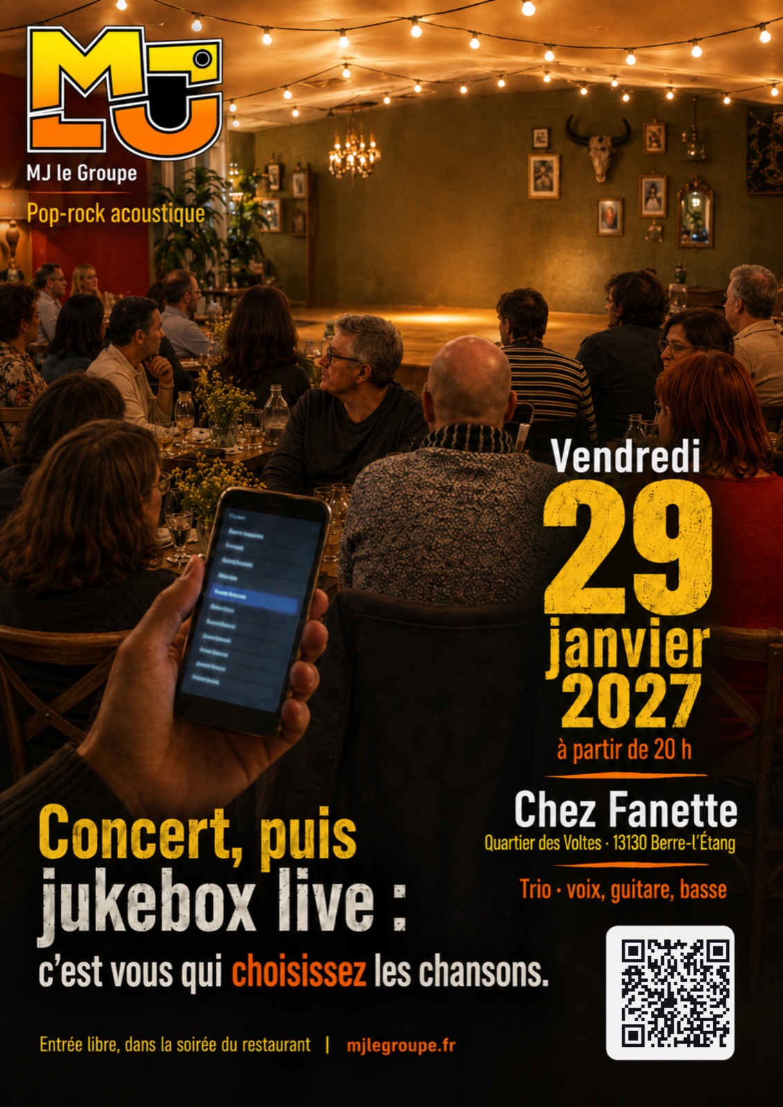 Affiche de Soirée Chez Fanette